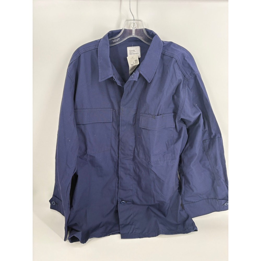 US Military Blue Navy Operation Dress Blouse Size 34 Shirt 8415-01-500-1341‎